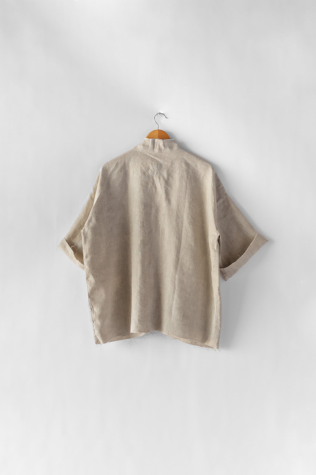 Mars Haori Jacket - Oatmeal Linen