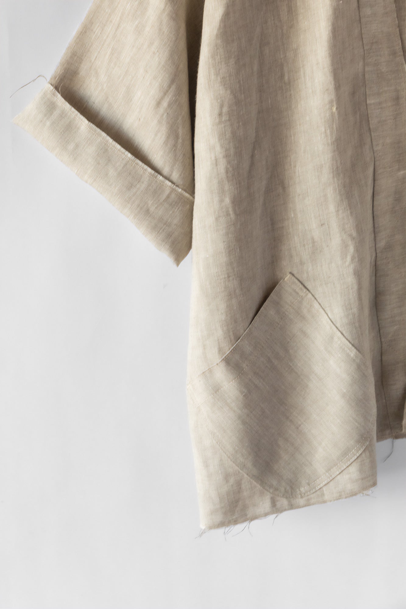 Mars Haori Jacket - Oatmeal Linen