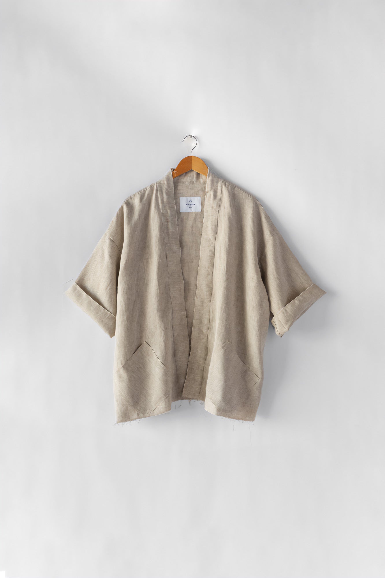 Mars Haori Jacket - Oatmeal Linen