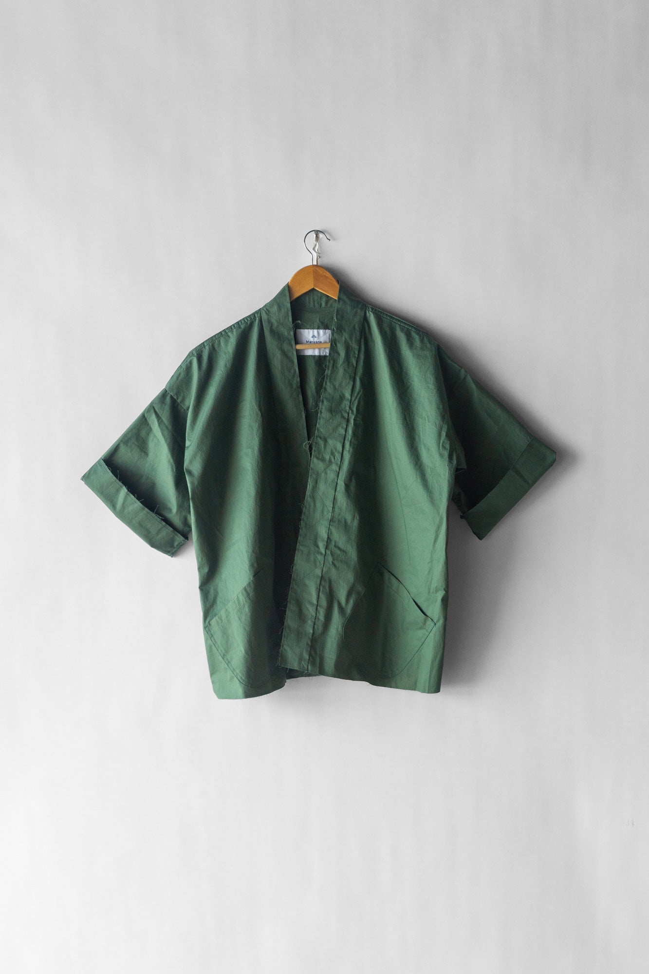 Mars Haori Jacket - Olive Poplin