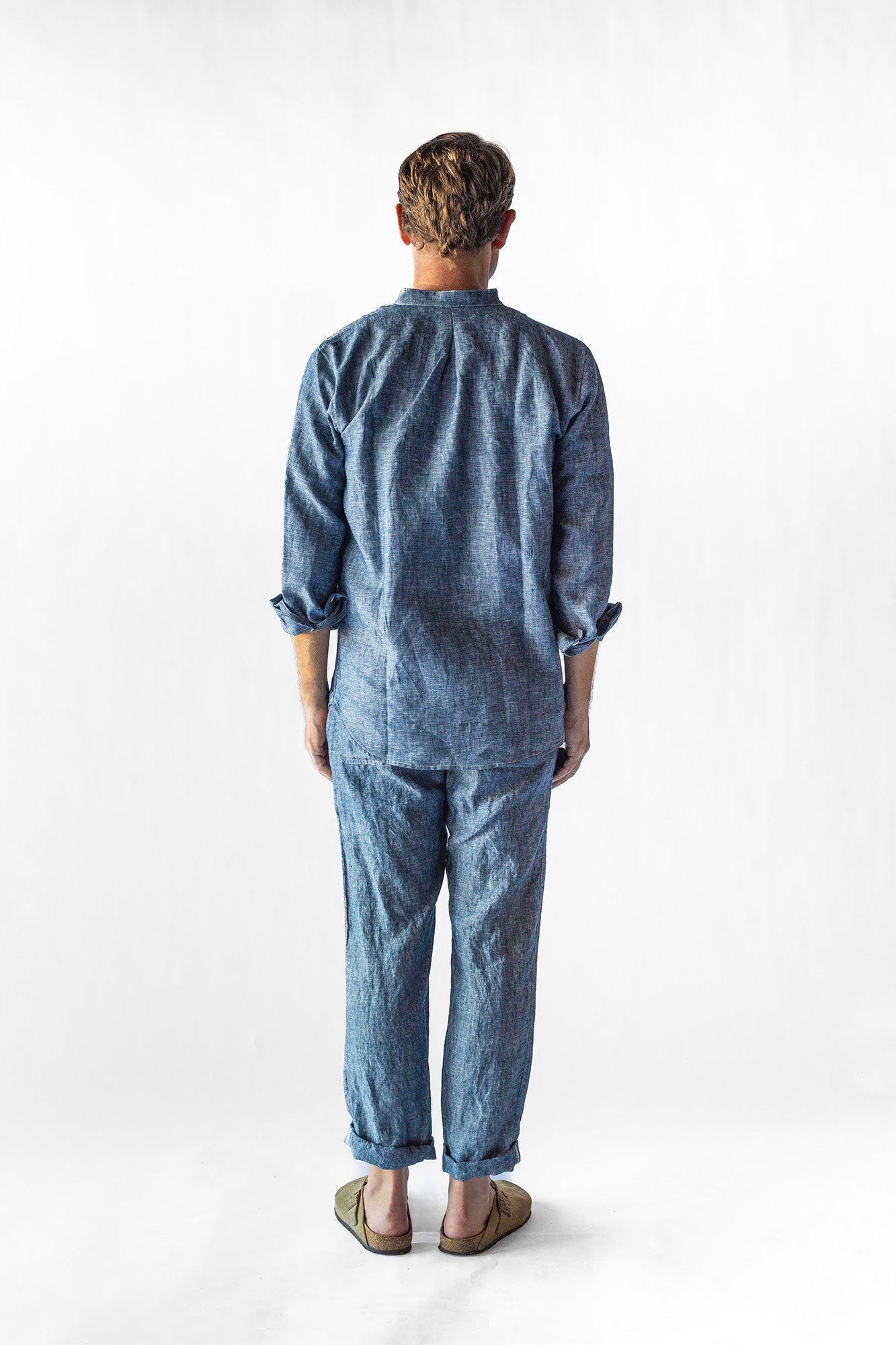 Coyote Pant - Chambray Denim Linen